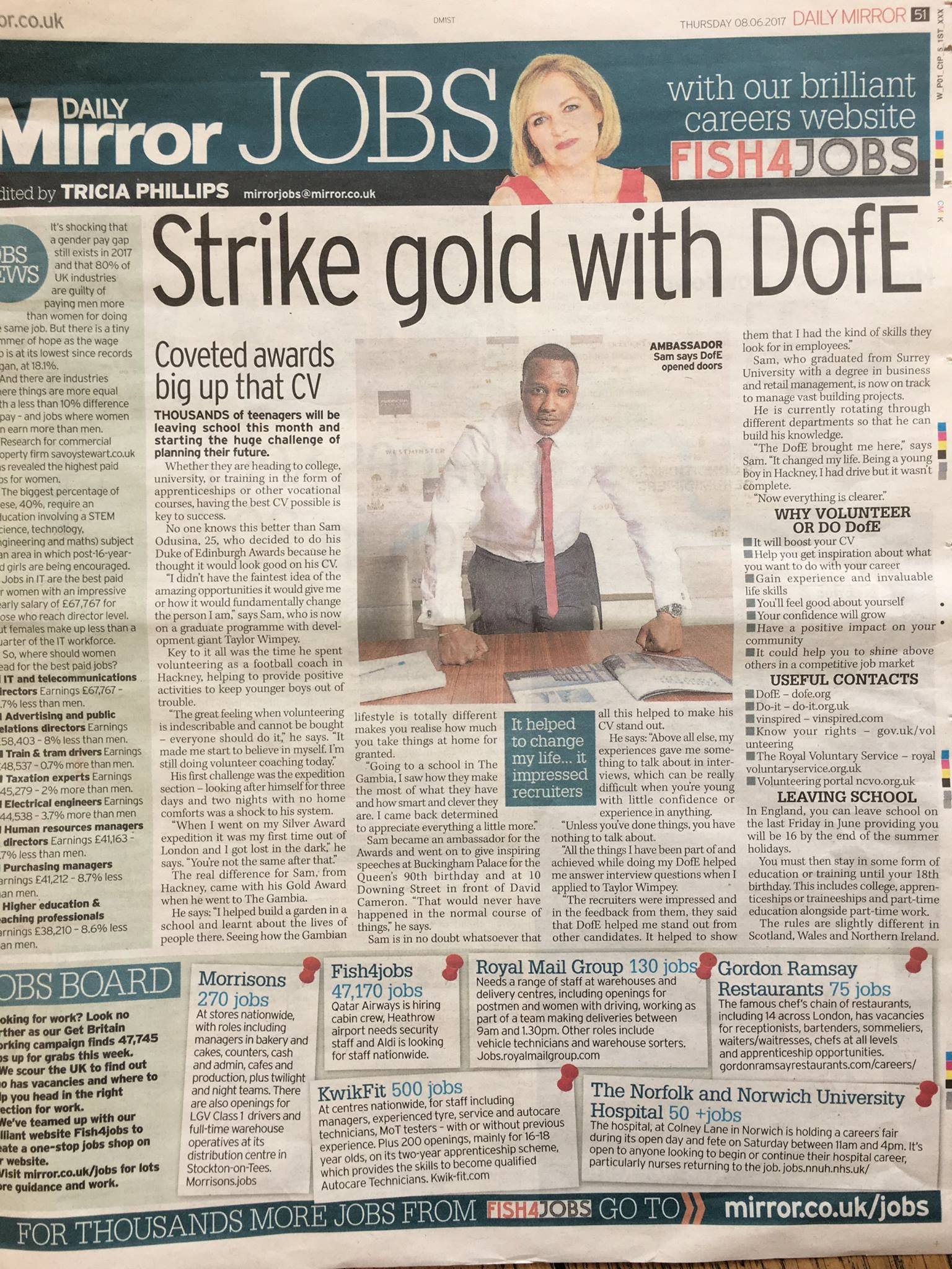 strike gold with dofe